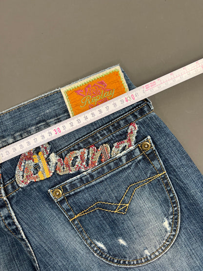 Vintage Replay Backprint Jeans (S)