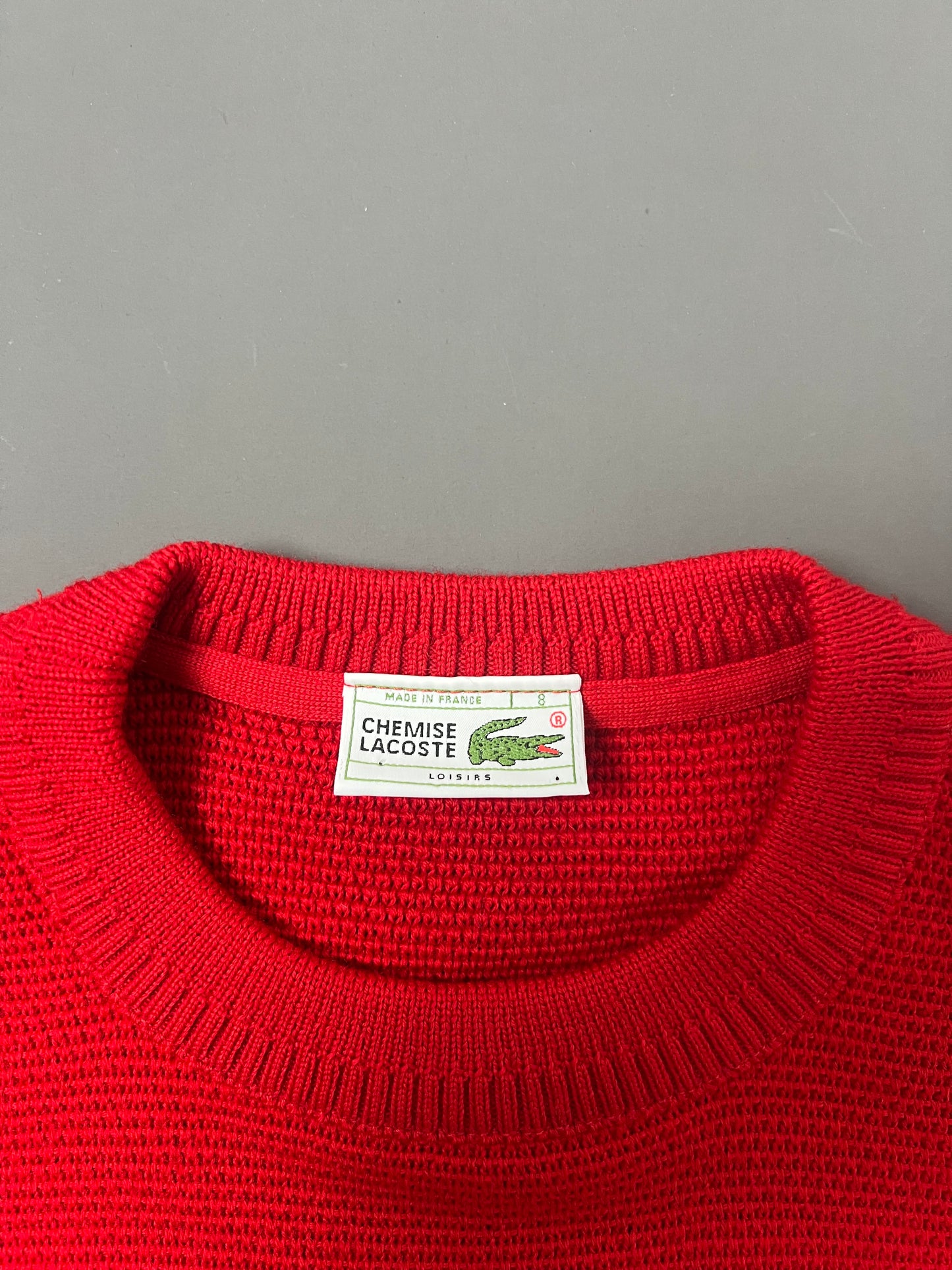 Lacoste Strick Sweater rot (XL)