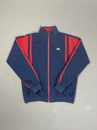 Lacoste Trackjacket navyblau/ rot (L)